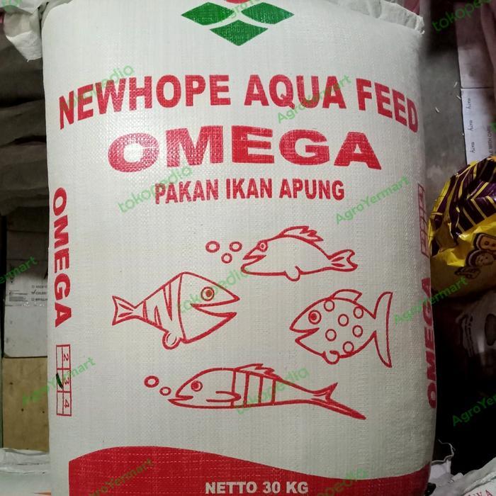 Pakan Ikan Apung OMEGA -3 Newhope Aqua Feed Indonesia Repack 1 Kg