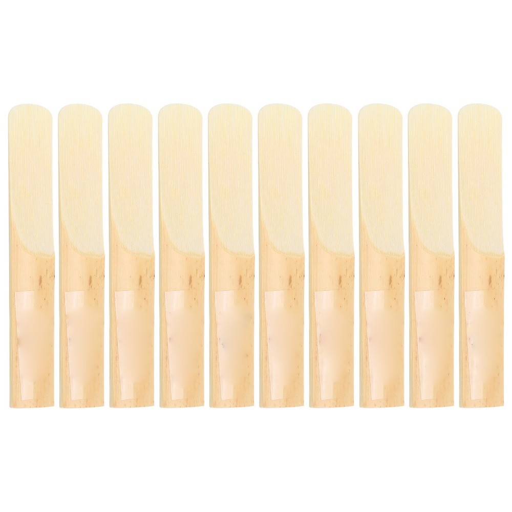 10pcs Strength 3.0 Bb Clarinet Reed B Flat Pitch Plastic Box Packaging Clarinet Reed Thinner Reed