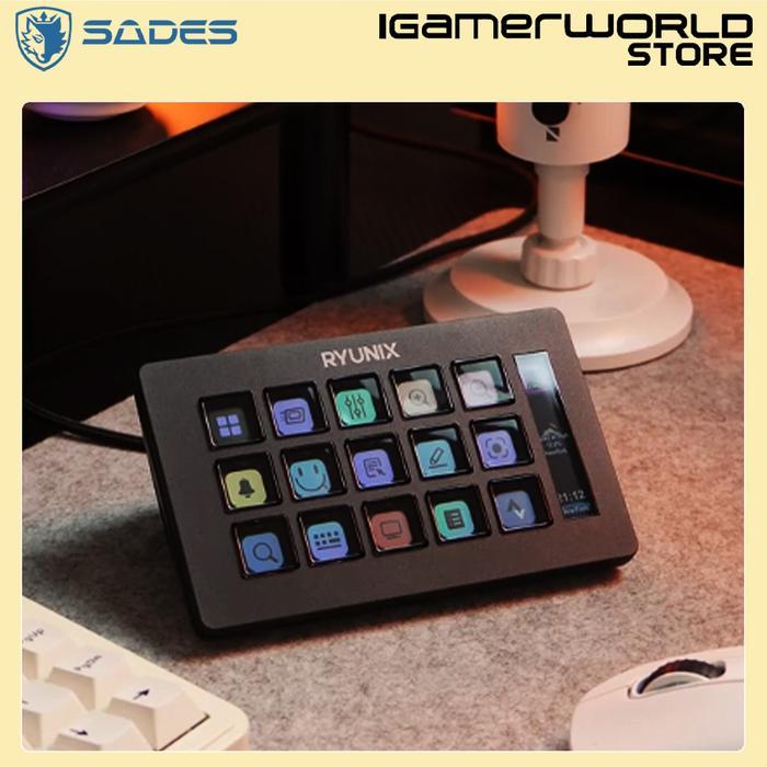 Ryunix XD-100 / XD100 Stream Deck LCD Keys Control Pad