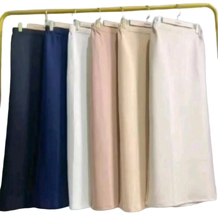 ROK SPAN PANJANG BAHAN SCUBA / ROK SPAN / ROK KERJA SPAN SCUBA PANJANG PREMIUM Fit Karet Melar