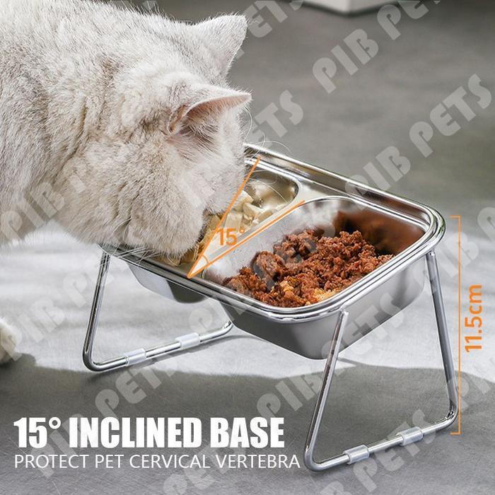 Tempat Makan Kucing Anjing Anti Semut Wadah Makan Kucing Tempat Makan Kucing Stainless Tempat Makan