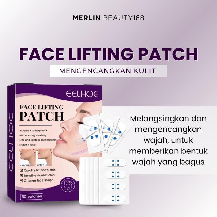 SALE EELHOE Face Lifting Patch Waterproof V Face Makeup Adhesive Tape 60pcs/pack Stiker Wajah Tahan