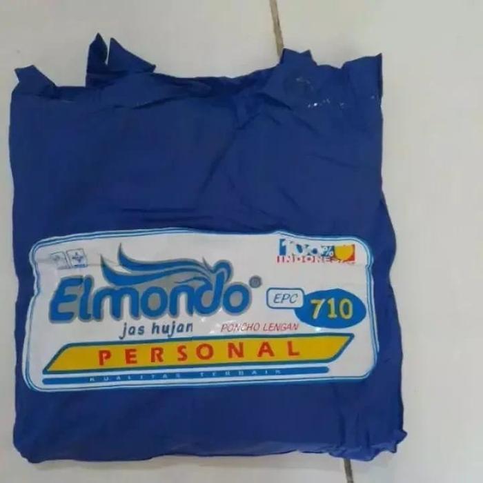 Jas Hujan Ponco Poncho Lengan Personal Elmondo 710 / Jas Hujan Dewasa Anak-anak