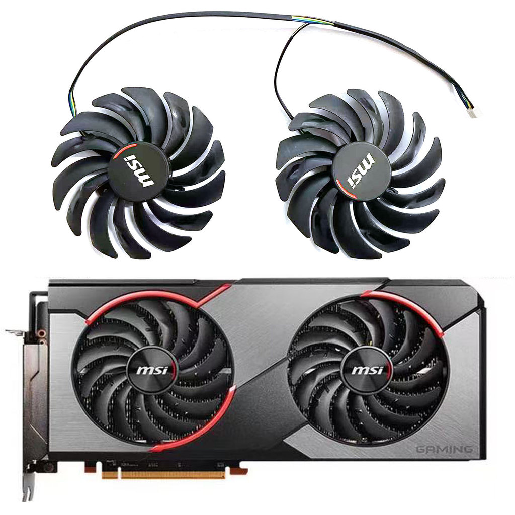 New 95MM 4PIN PLD1010S12HH 4PIN RX5700 GPU Fan for MSI RX5700 5700XT 5600 XT GAMING X Graphics Card