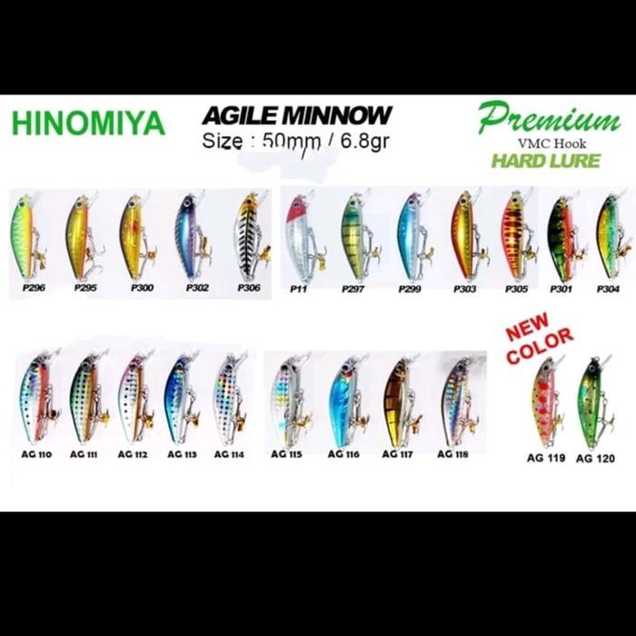 Umpan lure hinomiya agile minnow