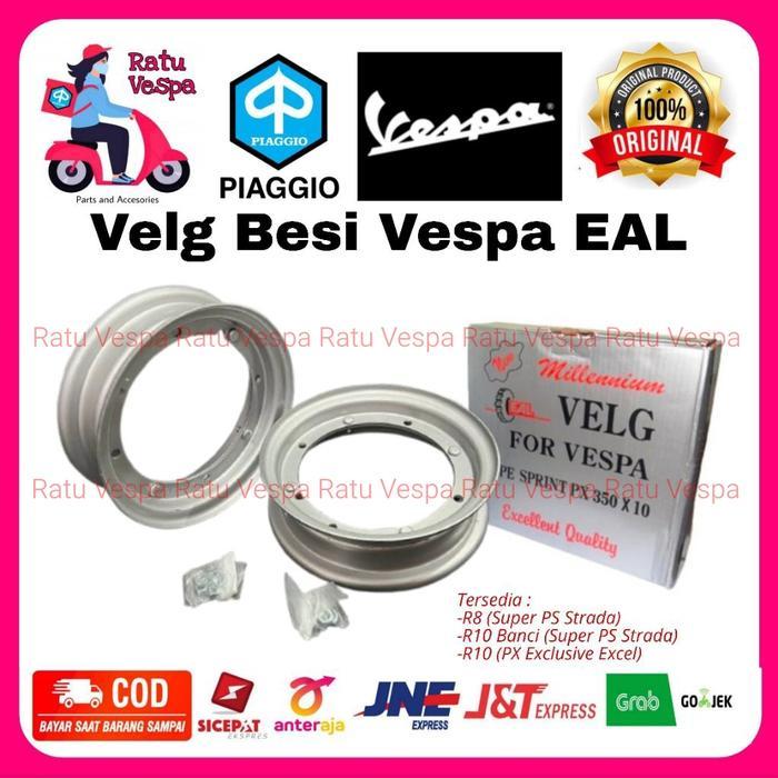 Eal Velg Besi Vespa Super Strada Sprint Ps Px Exclusive Excel Motorcycle Tromol