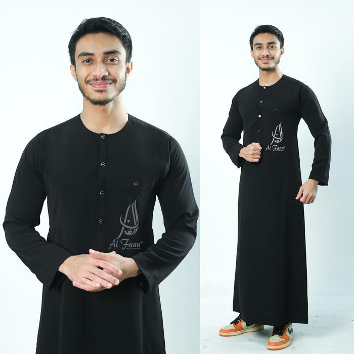 Jubah Slimfit Longlegs HAFIZ jubah oblong tanpa kerah gamis pria slimfit jubah lengan oblong jubah