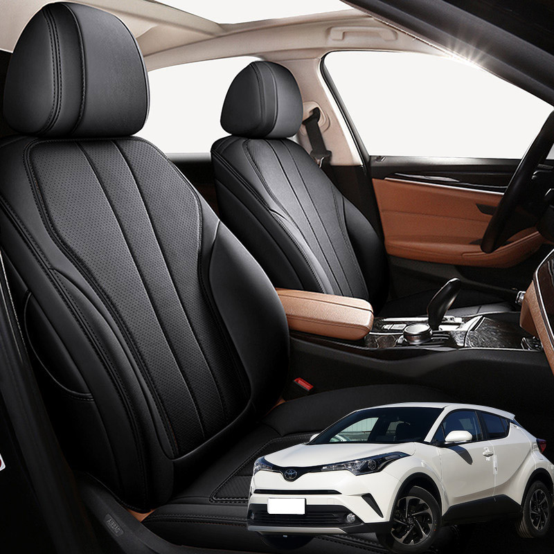 Penutup Jok Mobil Kulit Nappa untuk Toyota Ch-r Chr 2018 2019 2020 Penutup Aksesori untuk Mobil Di S