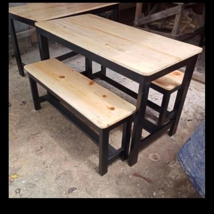 meja makan set 2 kursi
