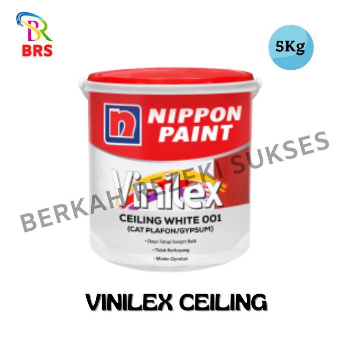 Cat Plafon Vinilex Ceiling 5Kg White 001 Nippon Paint