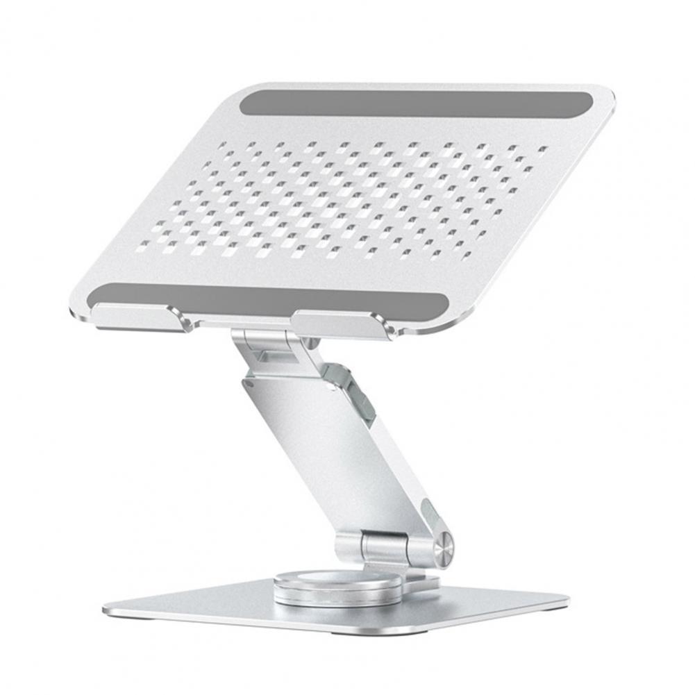 Standing Desk Laptop Stand Adjustable Aluminum Laptop Stand with 360-degree Rotation Heat