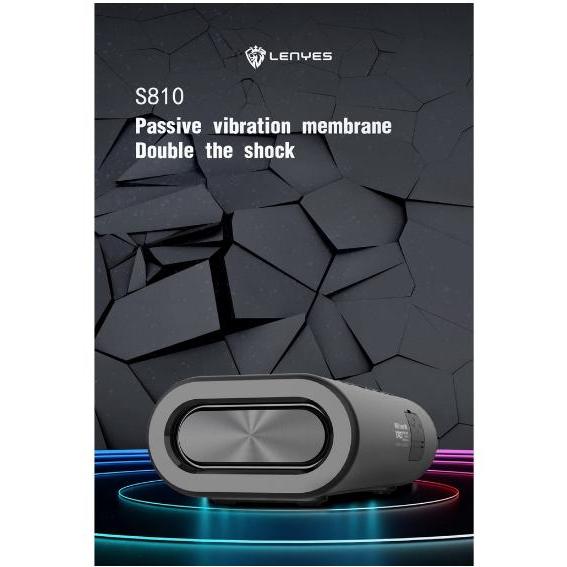 Lenyes S810 Speaker Bluetooth Portable 80W 5.0 Tws Bass Dsp Chip Equalizer Mode Dengan Powerbank