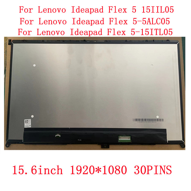 15.6'' Laptop LCD Touch Screen Replacement Assembly Panel For Lenovo Ideapad Flex 5 15ALC05 82HV
