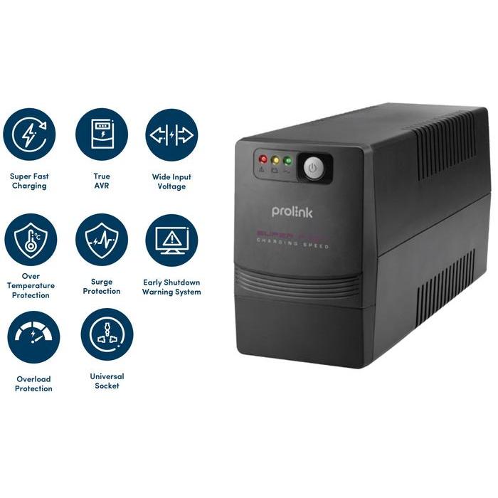 UPS PROLINK 1200VA 1200 VA 1201 SFCU + STABILIZER