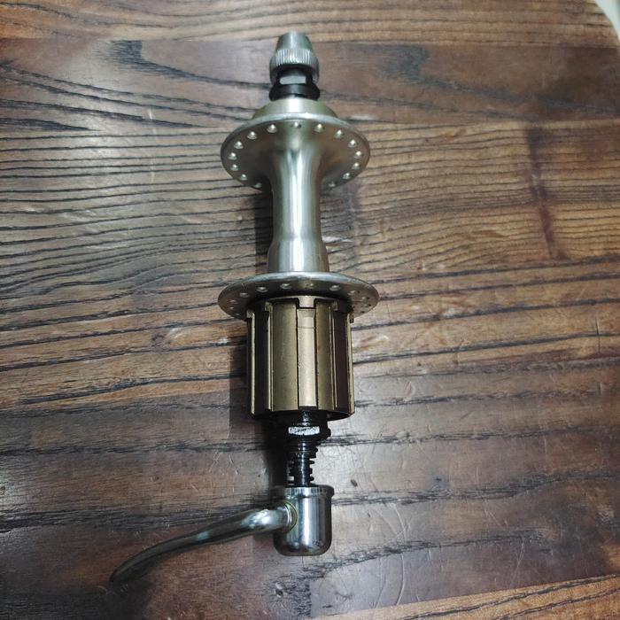 Hub Freehub Classic Shimano Exage Hg20 36 Hole Original Japan Nos Silver
