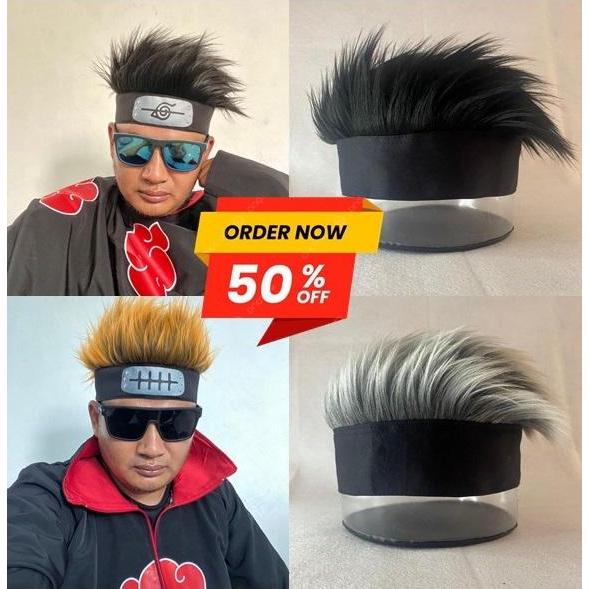 Topi Wig Topi Naruto Topi Rambut