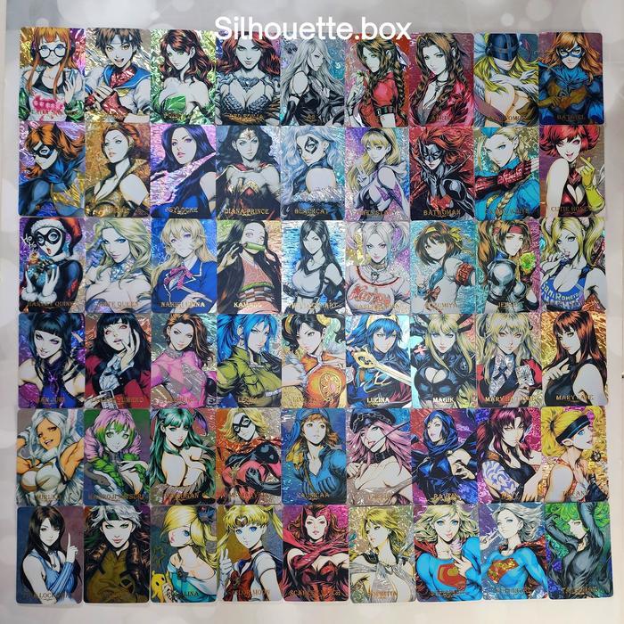 Artgerm Carddass Master 3d Aura Hologram Card Vol.2 Full Set 54 pcs