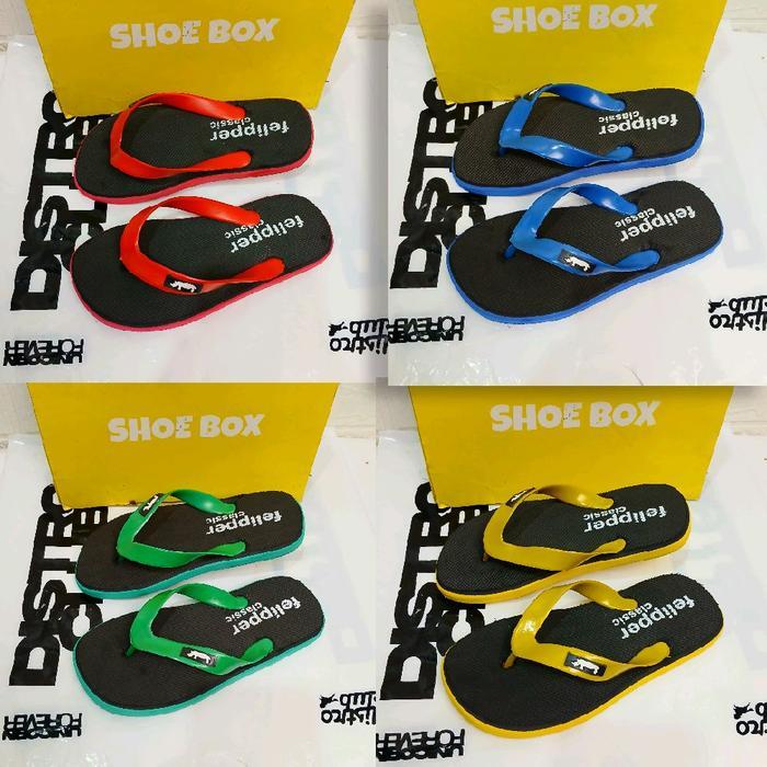 Sandal Jepit Feliper Anak Laki Laki Terbaru/Size 26-35 Buat Umur 4 Tahun-9 Tahun