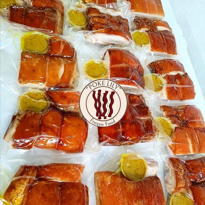 Golden Crispy Roasted Pork Belly Samcam Siobak Kriuk Babi Guling Bigul