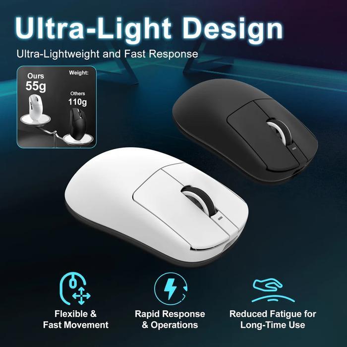 ATK VXE R1 SE+ / SE Plus Wireless Light Weight Gaming Mouse PAW 3395 / VXE R1 SE Mouse