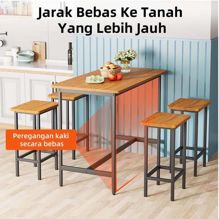 Etife Meja Makan / Meja Makan Minimalis 4 Kursi / Set Meja Makan/ Meja Bar / Meja Dapur / Meja Besi