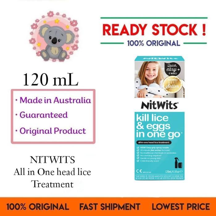 Nitwits All in One Head Lice Solution Pembasmi Kutu Rambut & telornya