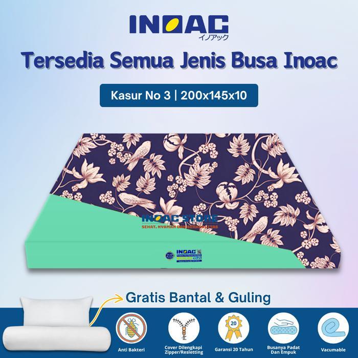[200x145x10] Kasur Busa Inoac No.3 Tebal 10 cm Garansi 20 Tahun
