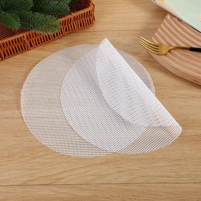 5Pcs/Set Alas Kukusan Dimsum Silikon Tatakan Kukusan Dimsum Bulat 26/32/40Cm Alas Kukus Dimsum Anti