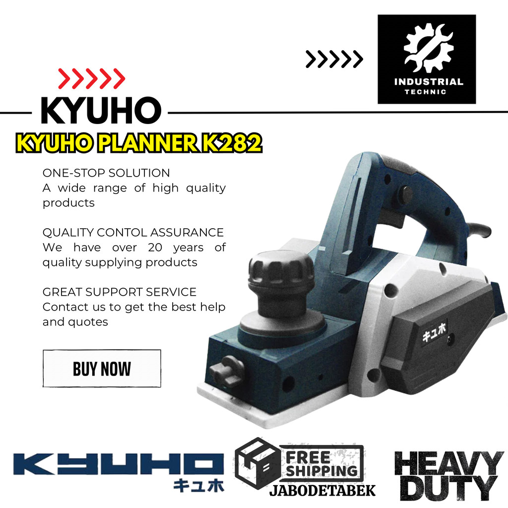 KYUHO  PLANNER K282 / MESIN PLANER KYUHO / MESIN SERUT KAYU / MESIN KETAM
