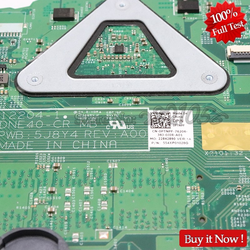 laptop motherboard For DELL inspiron 2421 3421 5421 CN-0PTNPF 0PTNPF 12204-1 DNE40-CR PWB:5J8Y4