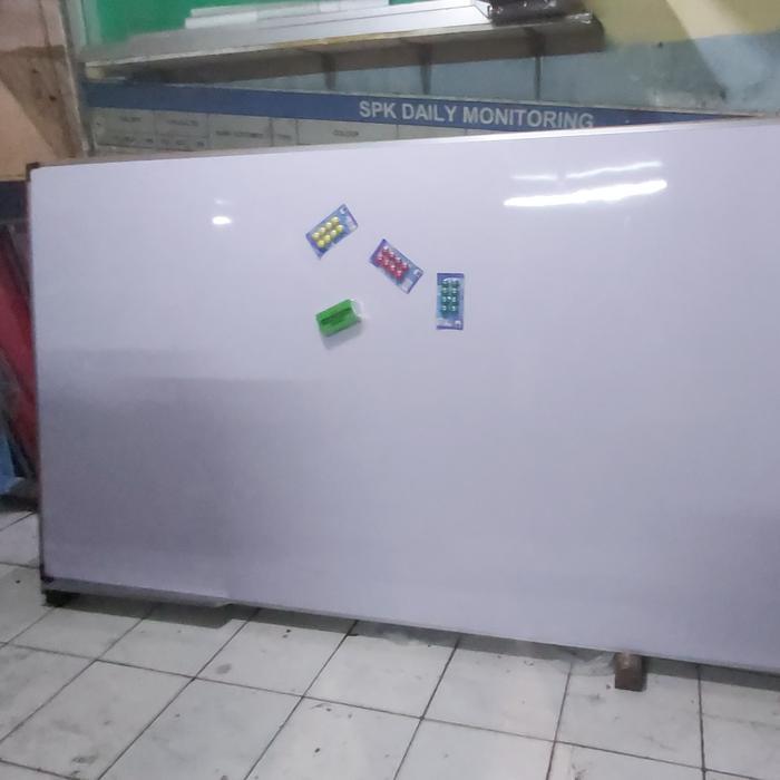 PROMO WHITEBOARD BESAR MAGNET 120 X 240