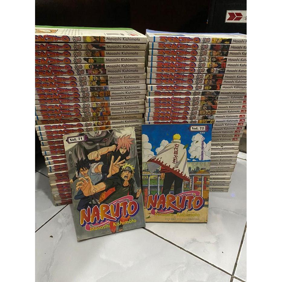 Komik Naruto 1-72 lengkap set 3