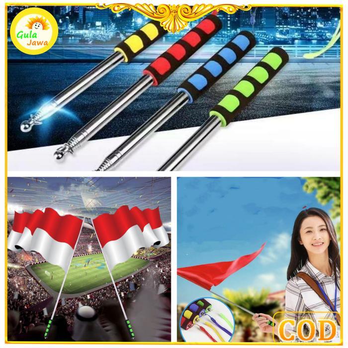 Tiang Bendera Teleskopik /Telescopic Pointer Stick/Tiang Bendera Tour