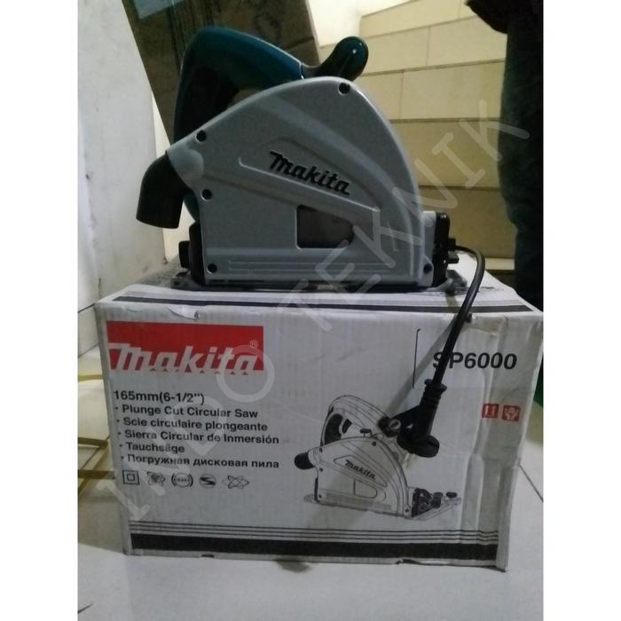 Mesin Plunge Cut Circular Saw / Potong Kayu Dengan Rel Makita SP 6000