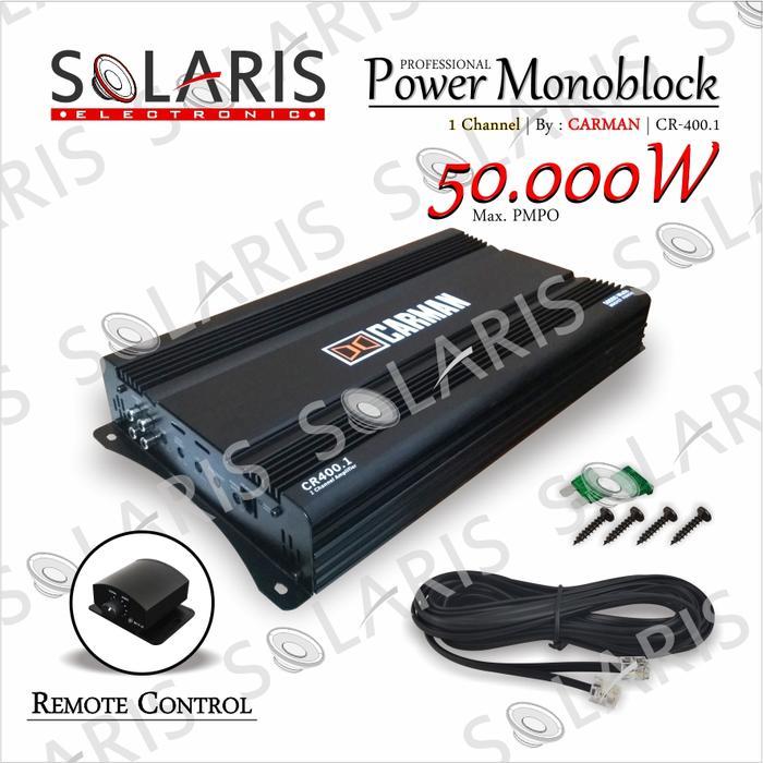READY TERLARISS POWER MONOBLOCK 50.000 Watt CLASS D CARMAN CR-400.1 Ampli Murah
