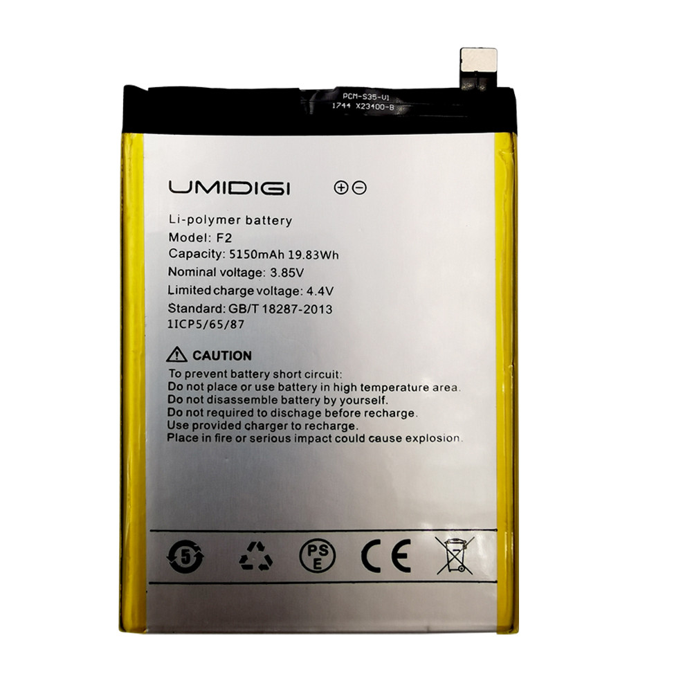 Original High Quality For UMI Umidigi F2 5150mAh Battery Replacement Battery For Umidigi F 2 Mobile 