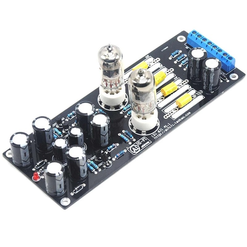 6J1 Valve Pre-Amp Tube PreAmplifier Kit Assembled Board Audio DIY