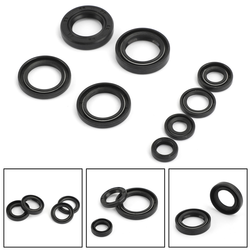 Engine Oil Seal Kit for Yamaha DT125 DT175 MX125 MX175 IT175 YZ125 1974-1983 DT MX YZ 125 IT 175