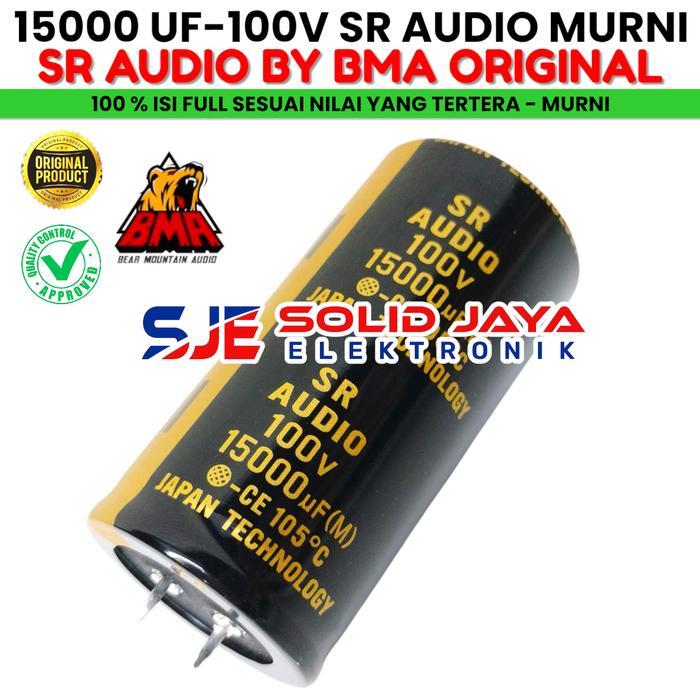 CAPASITOR ELCO SR AUDIO 15000 UF 100 V ELKO 15000UF 100V MIKRO ASLI