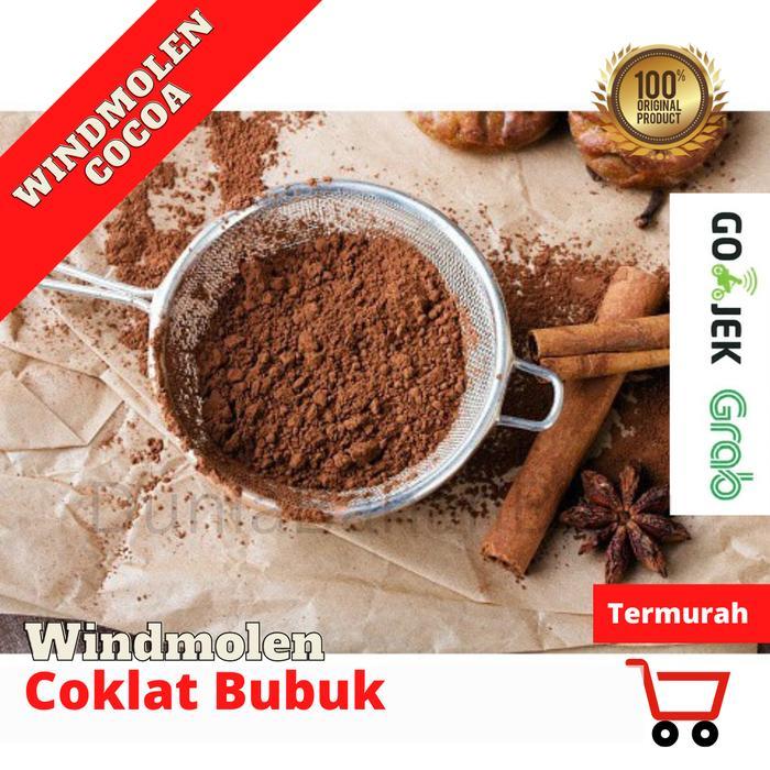 Coklat Bubuk Windmolen Cocoa Powder 1Kg Asli 100% Kemasan Alu