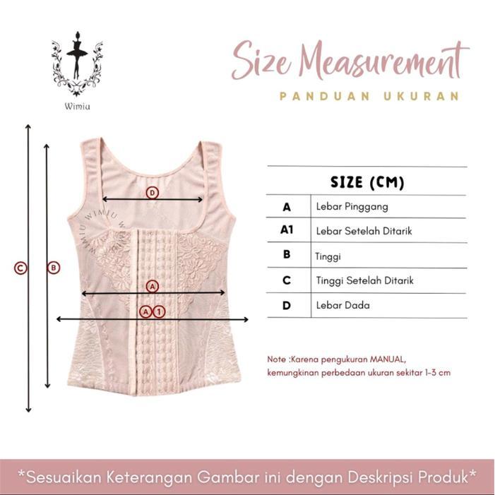 READY Korset Longtorso Pelangsing Perut Buncit Wanita - Korset Melahirkan - Baju Pelangsing Korset