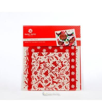 Deck the Halls Christmas 3 Tier Cake Stand / Cake Stand