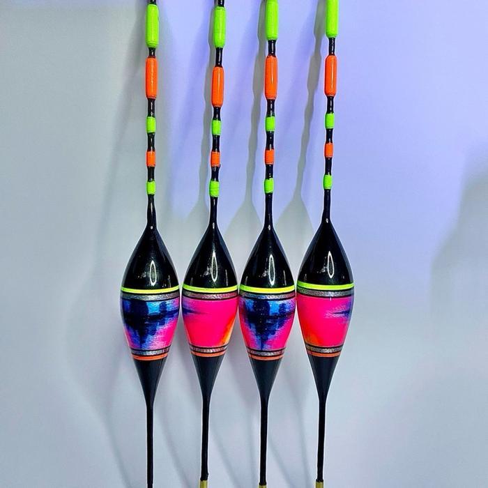 Kambangan / Pelampung pancing pancing anti badai full lilit benang, sterofoam padat