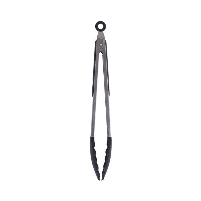 AKEBONNO - Serving Tong Silicone Utencil/Alat Masak Capitan Silikon Anti Lengket 30 35Cm Stainless