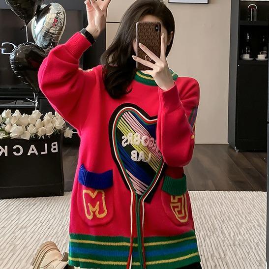 SWEATER RAJUT LEMBUT - LOVE BORDIR TIMBUL