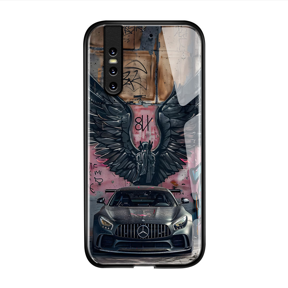 HardCase Kaca Casing For VIVO V15 Pro 1818 Case Kesing Hp Phone DLJ A1-2777 BL