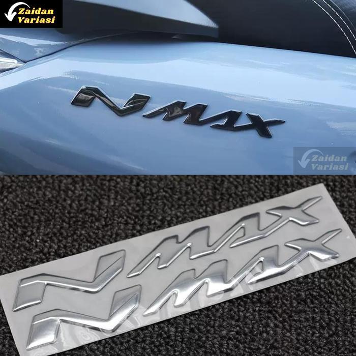 Emblem Nmax Timbul - Stiker Sticker Nmax New Old Logo 2022 2023 Full Body Polos Simple Jepang 155