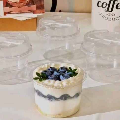 Cup Box Puding / Jelly Ice Cream Dessert Yx250 + Sendok - 220 Ml