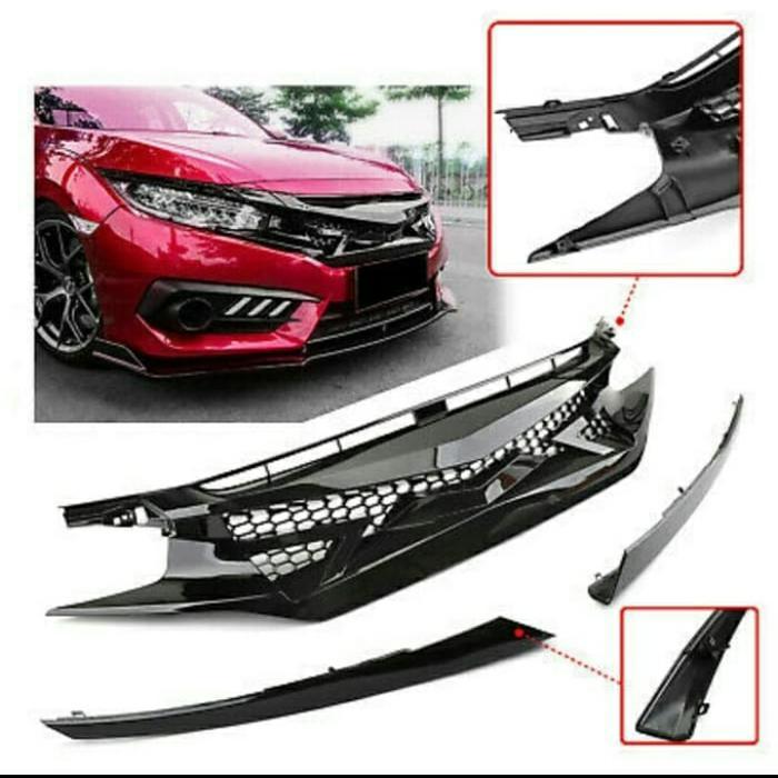Front Grill Civic Turbo 2016 Sampai 2019 Model Batman