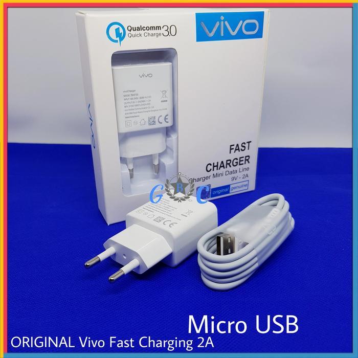 Charger Vivo Y17 ORIGINAL 100% Fast Charging 2A